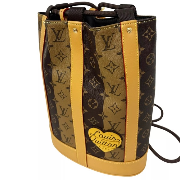 Louis Vuitton Reverse Monogram Stripe Randonnee Messenger Shoulder Bag M45968 - Picture 6 of 13